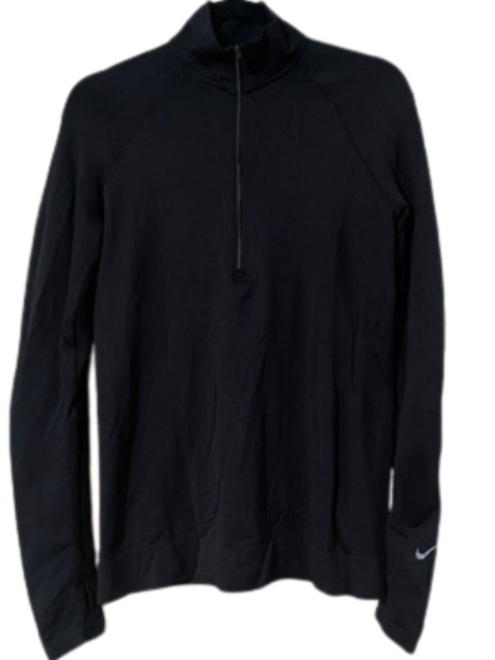 Women's Black Nike long-sleeve athletic full zip w/breathable mesh detailing M